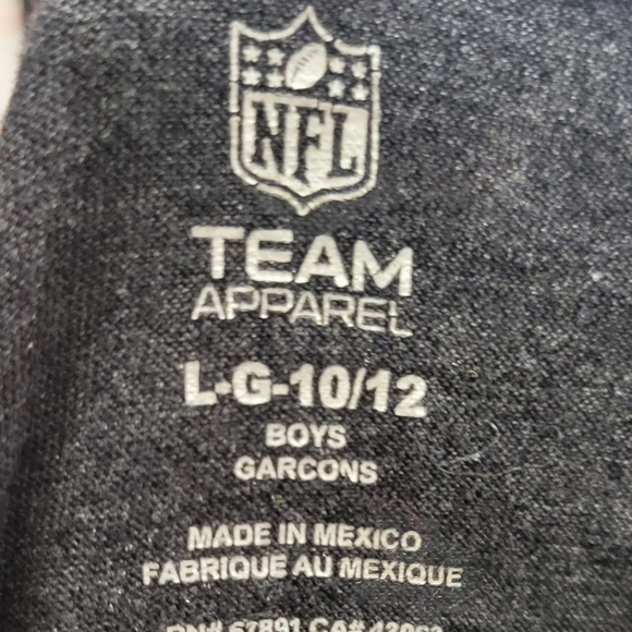 NFL Team Apparel Boys San Francisco 49ers Graphic T-Shirt Large (10/12) - Picture 4 of 4